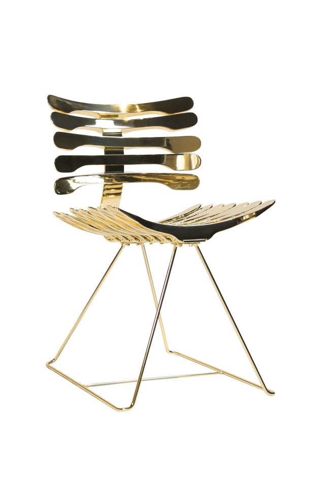 [Art gallery] CADEIRA ESQUELETO 스켈레톤 GOLD LIMITED EDITION