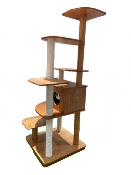 하즈펫 원목 캣타워