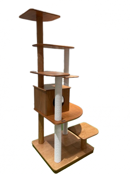 하즈펫 원목 캣타워