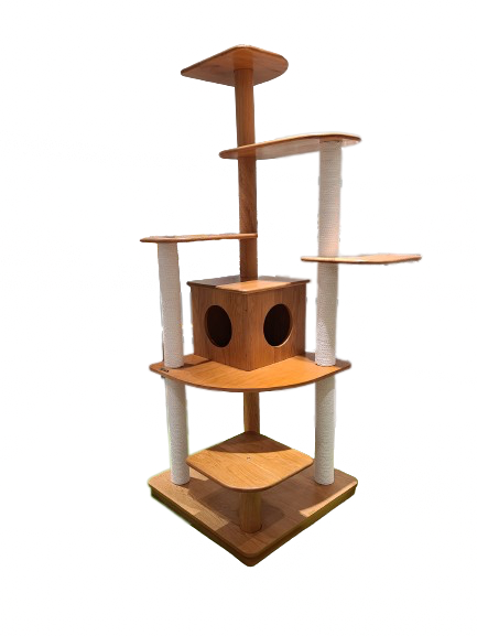 하즈펫 원목 캣타워