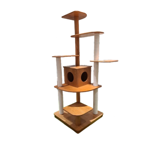 하즈펫 원목 캣타워